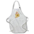 Apron - Pretty Sunflower Monogram Initial J Fall Autumn Monograms