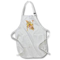 Apron - Pretty Sunflower Monogram Initial N Fall Autumn Monograms