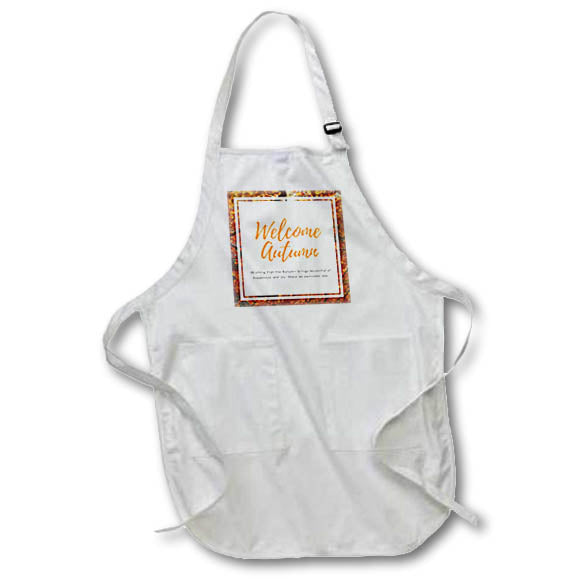 Apron - Welcome autumn Fall TEXT