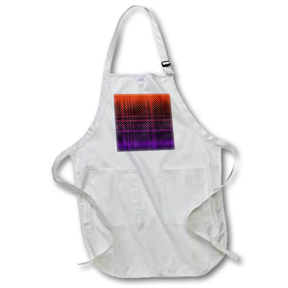 Apron - polka dots, gradient, orange, purple, pattern Patterns and Backgrounds