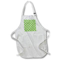 Apron - Monstera Leaves Artistic Vector Overlap Pattern Digital Art - Christmas Sampler
