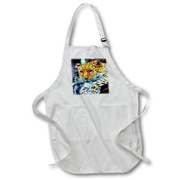 Apron - Cheetah With Light Infusion Painting Fine Art