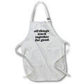Apron - All Things Work Together For Good Christian Library Prints 3dRose - Rosette - Christian Library