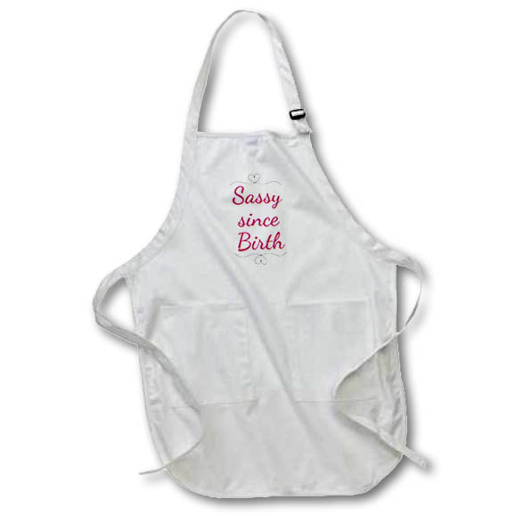 Apron - Heart with Text 3dRose Mary Aikeen-Nursery Art