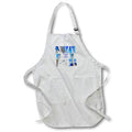 Apron - You Know Ship Happens Fun Pun Artistic White Sails Collage - Sailing Pun
