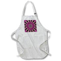Apron - Stunning Multicolored Symmetrical Pattern Magenta Tones Digital Art - Circle Pattern