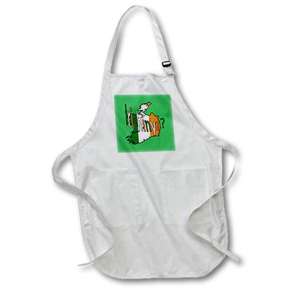 Apron - Irishinya St Paddys Day Fun Vector Art - Irishinya