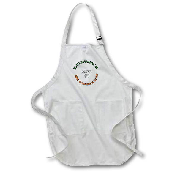 Apron - Everyones Irish On St Patricks Day Vector Art - St Patricks Day
