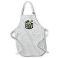 Apron - Leprechaun Harp And Fiddle St Patricks Day Abstract Vector Art - Leprechaun