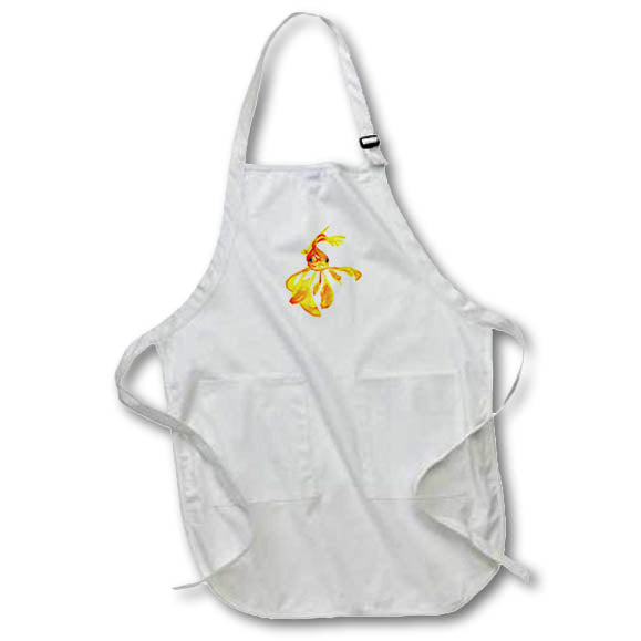 Apron - Cute Fantail Goldfish Vector Art Cut out Vector Art - Goldfish