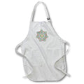 Apron - Isolated floral star shape - ornamental colorful vector element Zydd - Star Designs