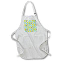 Apron - Cute Yellow Easter Chicks With Rabbit Ears and Flowers Easter