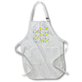 Apron - Cute Yellow Easter Chicks and White Bunnies Pattern Easter