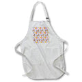 Apron - Cute Easter Chicks and Rabbits In Easter Eggs Pattern Easter