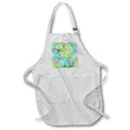 Apron - Pretty Pastel Gradient Tropical Leaf Pattern Patterns