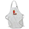 Apron - Strawberry Image Of Cookie Monogram Initial L Monogram