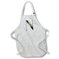 Apron - Pretty Tropical Leaf Monogram Initial N Monogram