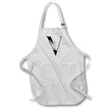 Apron - Pretty Tropical Leaf Monogram Initial V Monogram