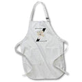 Apron - Pretty Tropical Leaf Monogram Initial Z Monogram