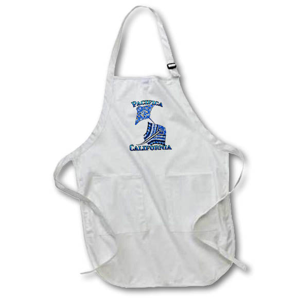 Apron - Blue tribal stingray for any vacation to Pacifica, California Creative Studios Tribal Stingrays