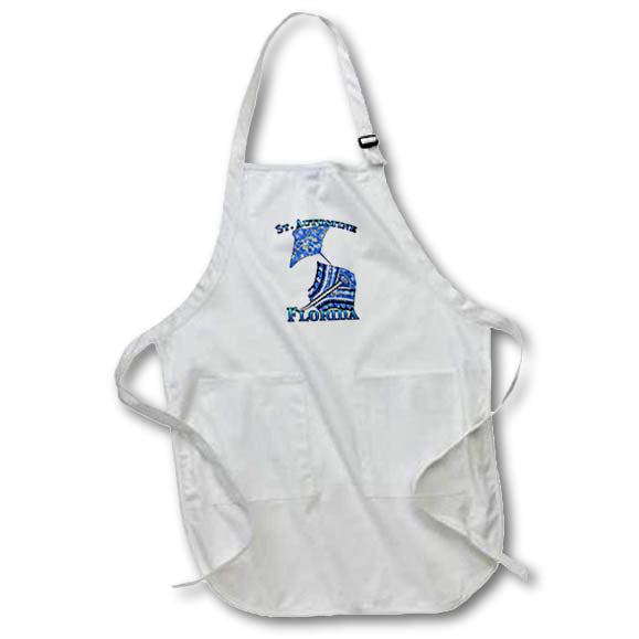 Apron - Blue tribal stingray for any vacation to augustine, Florida Creative Studios Tribal Stingrays