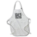 Apron - never take advice from a mug Funny Quote