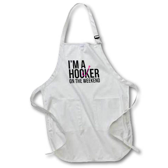 Apron - I am a Hooker on the Weekend Funny Quote