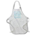 Apron - Mint green and Blue Gradient Mermaid Scales Pattern Patterns