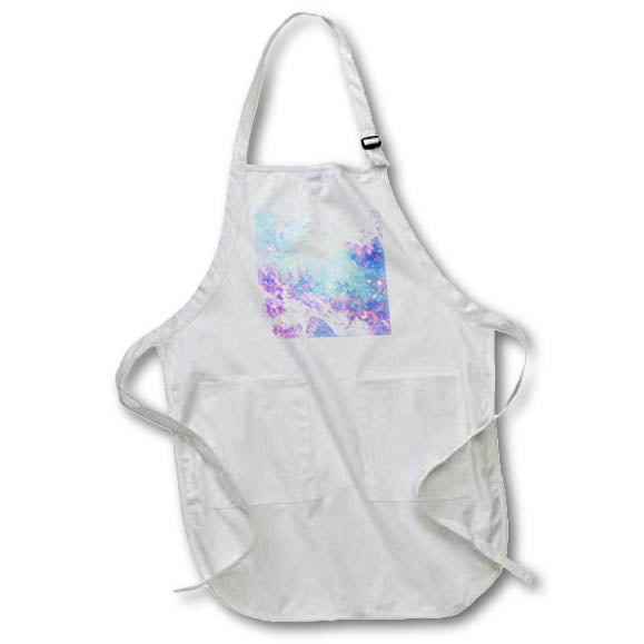 Apron - Purple and Blue Galaxy Sky Patterns