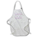 Apron - Pink and Purple Hearts and Love Pattern Patterns