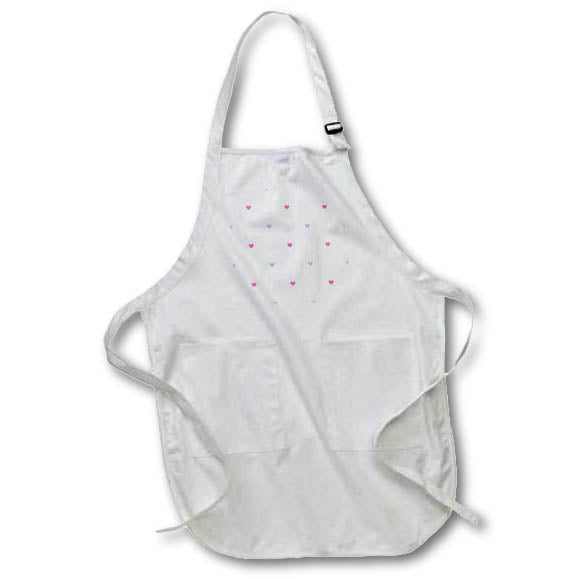 Apron - Pink and Purple Diamond Hearts Pattern Patterns
