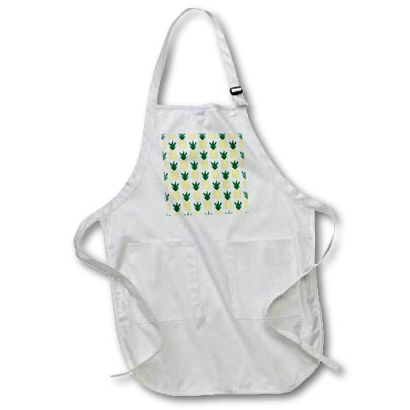 Apron - Cute Yellow and Green Pineapple Pattern Patterns
