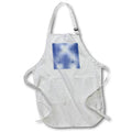 Apron - Blue On Blue Glam Fireworks Pattern Patterns