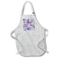 Apron - Pretty Purple Petunia Flower Pattern Patterns