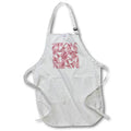Apron - Contemporary Pink Polygon Pattern Patterns