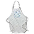 Apron - Contemporary Blue Image Of Watercolor Image Of Diamond Pattern Patterns