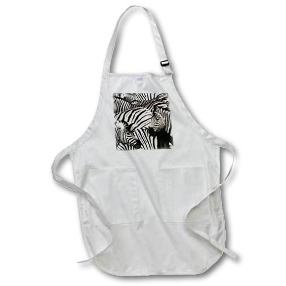Apron - An artistic composition of multiple zebras. Namibia
