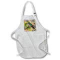 Apron - Cuba. An artistic rendering of a bee hummingbird. Cuba
