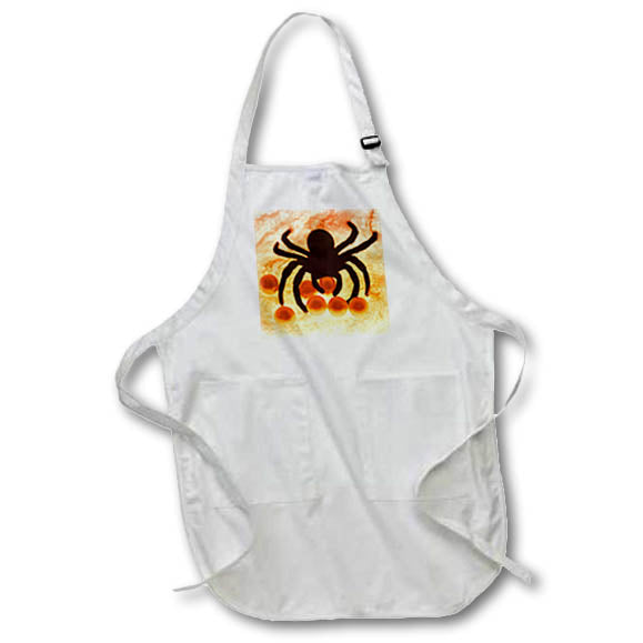 Apron - Spider on orange web with eggs Still Life