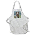 Apron - Yawning brown bear cub exudes cuteness. Alaska