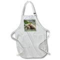 Apron - Brown bear siblings resting in grass. Alaska