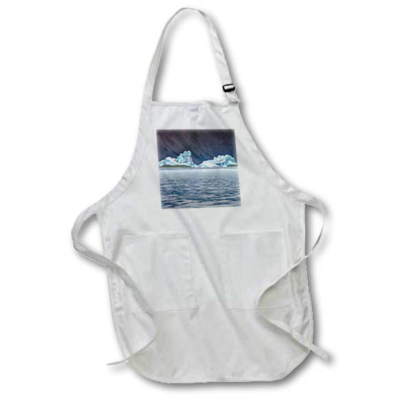 Apron - Kenai Peninsula, icebergs dotting the landscape Alaska