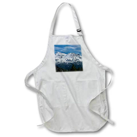 Apron - Glacier on Mt. Shasta has almost disappeared. California
