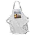 Apron - USA, Oregon. Cannon Beach and Haystack Rock at sunset 1. Oregon