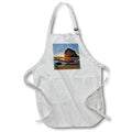 Apron - USA, Oregon. Cannon Beach with Haystack near sunset and low tide 2. Oregon