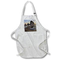Apron - USA, Oregon. Cannon Beach with Haystack near sunset and low tide 3. Oregon