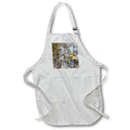 Apron - Washington State, Seabeck. Autumn raindrops on water. Washington State