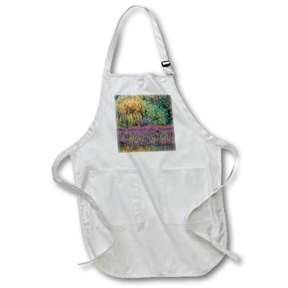 Apron - Washington State, Seabeck. Saltwater marsh in autumn. Washington State