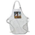 Apron - USA, Washington State, Winthrop, Sun Mountain and lone pine tree Washington State