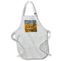 Apron - Washington State, Methow Valley. River edged with Fall color trees Washington State
